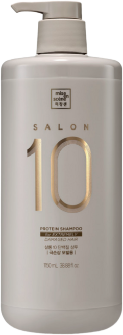 미쟝센 샴푸 살롱10 단백질 대용량 극손상 샴푸, 1.15L, 1개