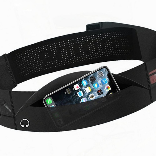 러닝벨트 힙색 조깅 스판 헬스 마라톤 허리 휴대폰 보관