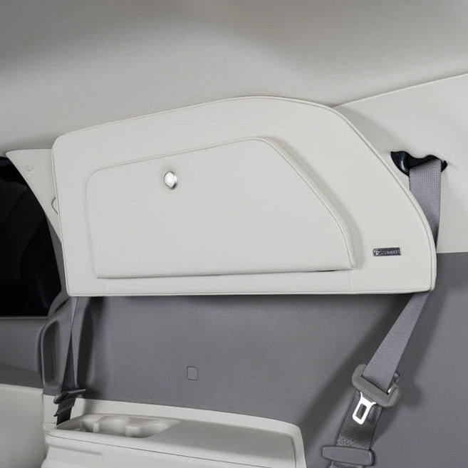 카마인 스페이스큐브 카니발 KA4 윈도우백 3열 창문 수납함 트렁크정리함, 운전석 방향, 웜그레이