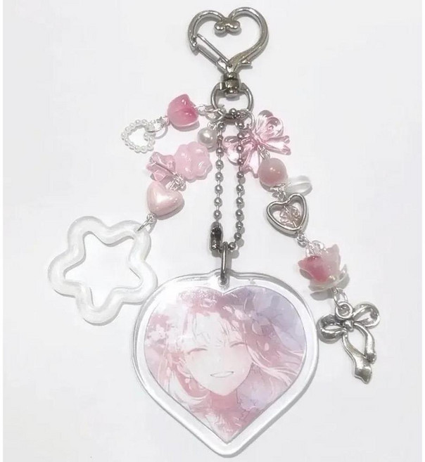 프로젝트 세카이 미즈키와 에나 매칭 키체인, 2. B, 1개