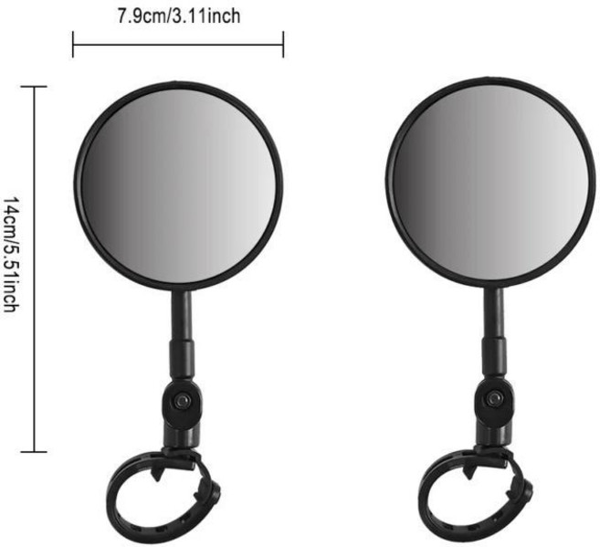 나인봇 맥스 전동 스쿠터 액세서리용 백미러, 01 black G30