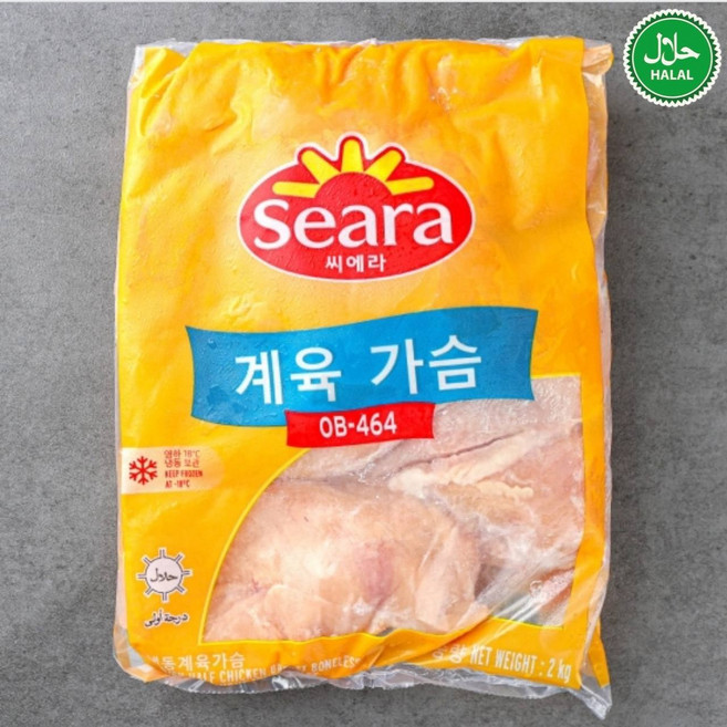 Halal Brazilian Seara Chicken Breast Seara Whole Chicken Chicken Seara 할랄 브라질산 씨에라 닭가슴살 닭다리정육 닭정육, 1개