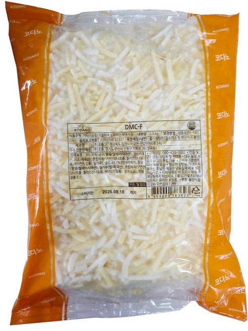 푸르젠 슈레드 치즈 DMC-F 2.5kg, 1개