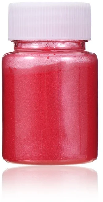 15g/병 금색과 은색 염료 반짝이 가루 무스 케이크 마카롱 초콜릿 제과 과자 베이킹 장식, Red