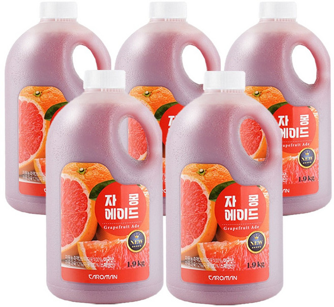 까로망 자몽 에이드 1.9kg, 5개