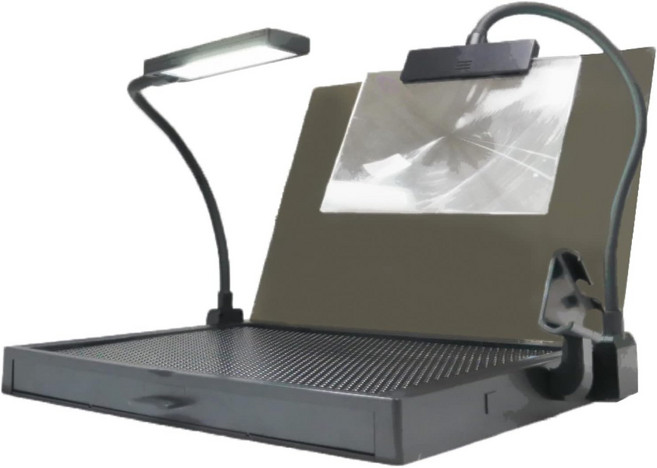 프라모 향상위원회 plamokojo 워크 스테이션 Ver2.0 Pro 취미 용 공구 PMKJ019 블랙, 1개