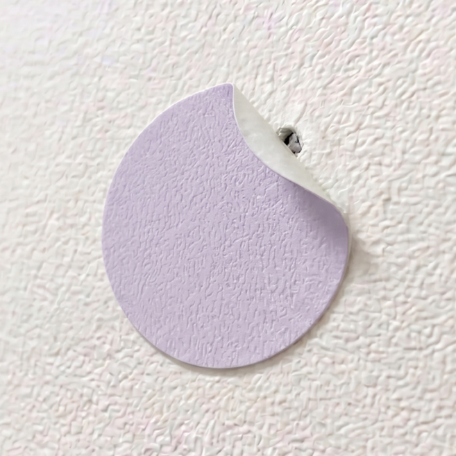 레티크 홈 벽지 못자국 가구 스크래치 커버 스티커, 라이트 퍼플