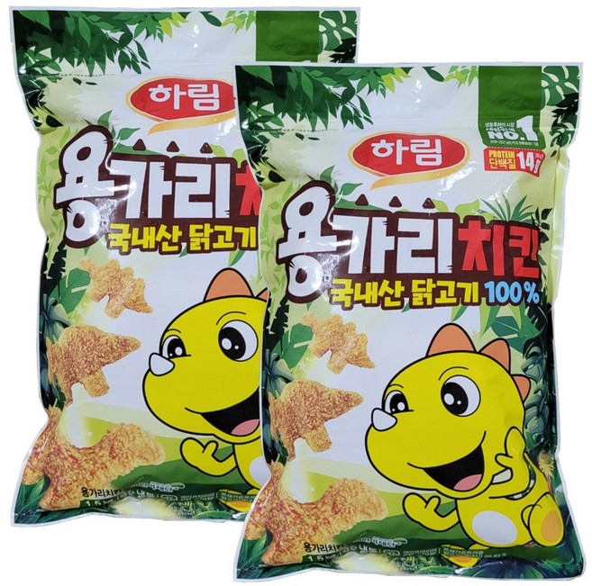 코스트코 하림 용가리 치킨 1500g 간식 반찬, 2개, 1.5kg