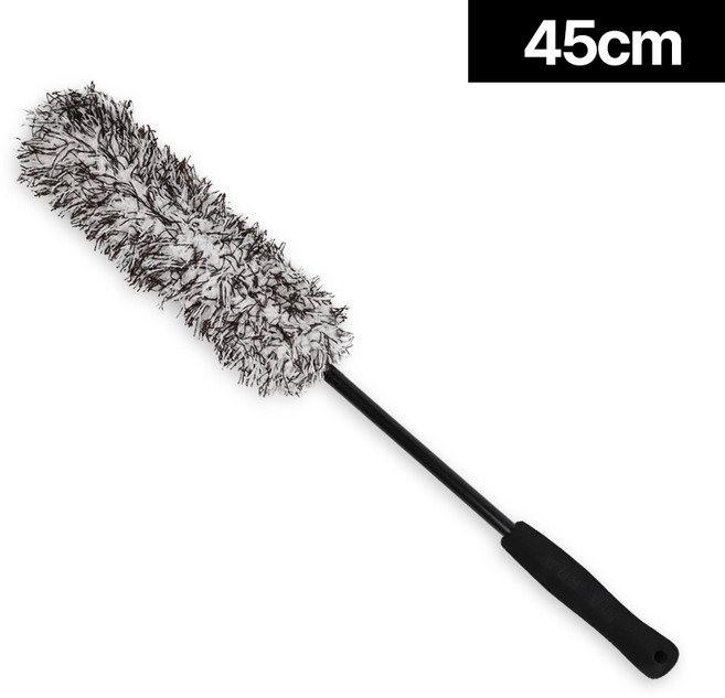 마프라 스톰 휠 브러쉬 2.0 38cm 45cm 세차 브러시, 블랙, 1개