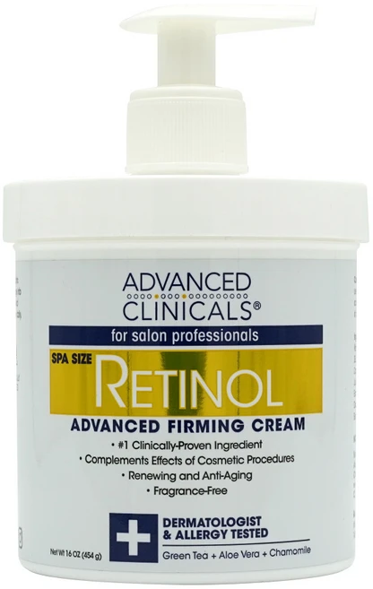 Advanced Clinicals 레티놀 어드밴스드 퍼밍 바디 페이셜 크림 454 g, 454g x 1개 - 쿠팡
