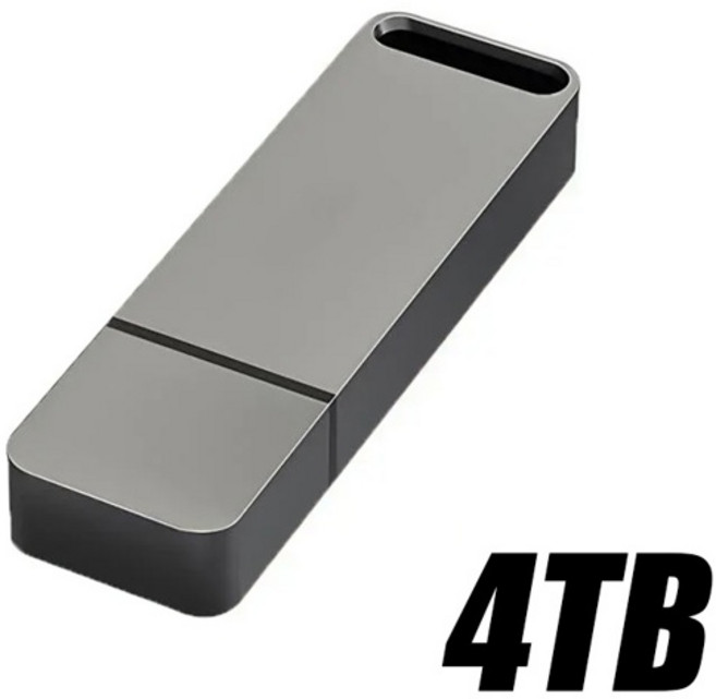 Xiaomi 6TB 플래시 드라이브 USB3.2 고속 전송 금속 유형 C U 플래시 SSD 휴대용 미니 플래시 드라이브 메, 3) Grey 4TB, 3) Grey 4TB