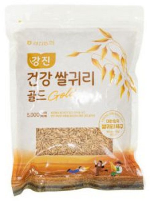 맛연구소 지역의 맛 강진농협쌀 건강 쌀귀리 골드 2kg x 2봉, 1개