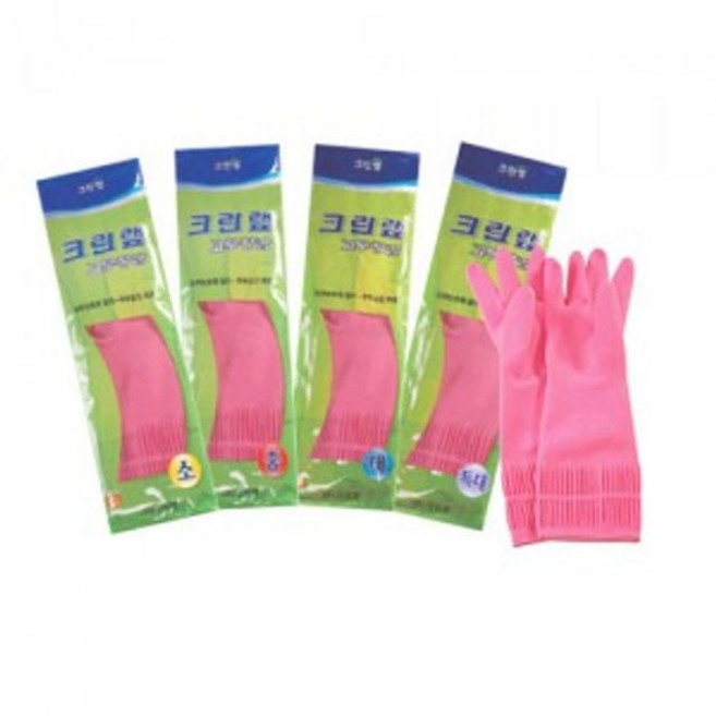 크린랲 고무장갑 중 요리장갑 위생장갑 설거지 dok+647Jz