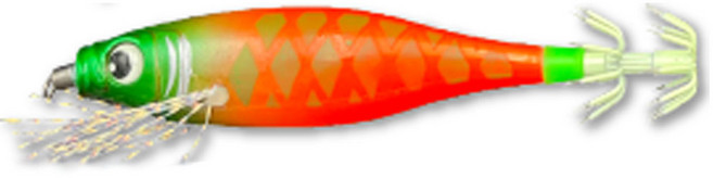 쎈피싱 스매쉬 야광바늘 이카엣지 에기 수평 쭈꾸미 갑오징어 문어 한치 쪼꼬미, C12 62mm그린체크, 1개