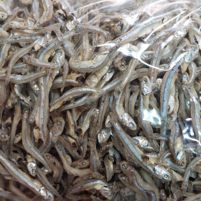 澎湖即食小魚乾 杏仁丁香花生丁香, 1個, 生3-4號小魚干600g