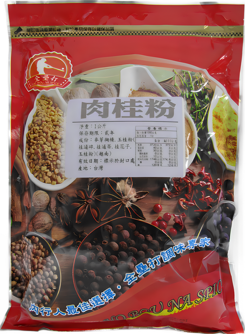 全壘打 肉桂粉 嚴選香料 適用烘焙燉煮 增添獨特風味 台灣生產, 1kg, 1