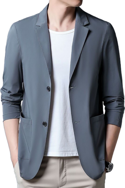 셀럽당 얇은 코트 여름 남자 래쉬가드 정장 재킷O0736