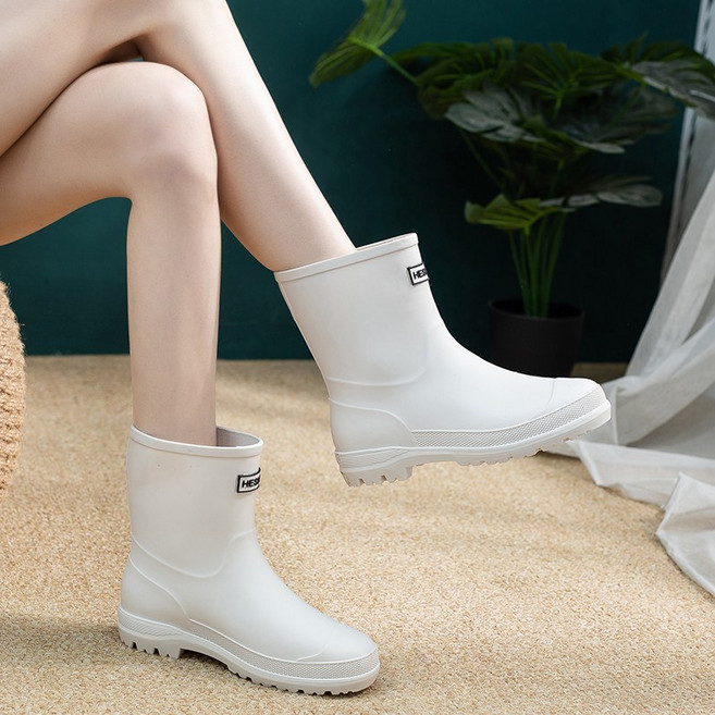 여성용 트렌디 외출용 레인부츠
