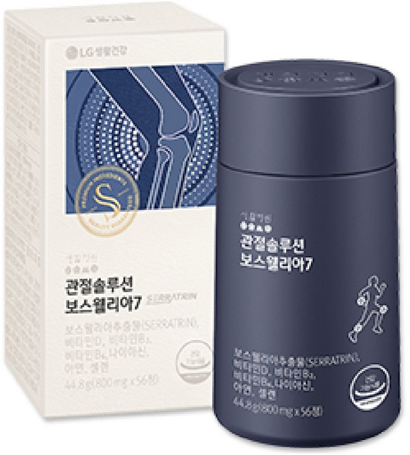 생활정원 관절솔루션 보스웰리아7 8주분, 1개, 56정