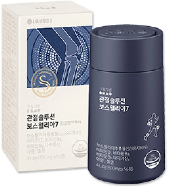 생활정원 관절솔루션 보스웰리아7 8주분, 1개, 56정 - 쿠팡