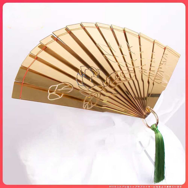 황금 부채 도우마 코스프레 귀멸의칼날 코스튬 소품, 1개, 1. 도우마 부채x1개 프리사이즈