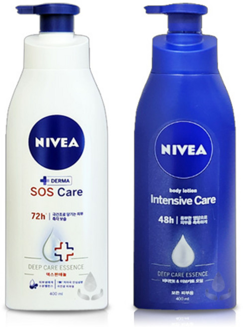 2025 니베아 보습로션 세트 인텐시브400ml + SOS케어400ml, 1세트, 800g
