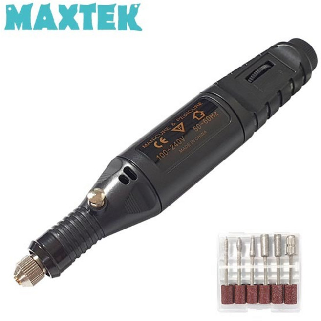 핸드형 연마기 조각기 미니그라인더 전동 드릴세트 맥스텍 MT197, 1개