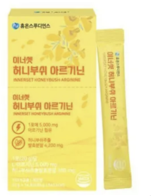 [휴온스N 공식] 허니부쉬 고함량 아르기닌 젤리 5000mg, 1개, 14회분