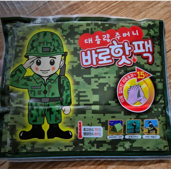 팜텍코리아 바로 핫팩 150g, 60개