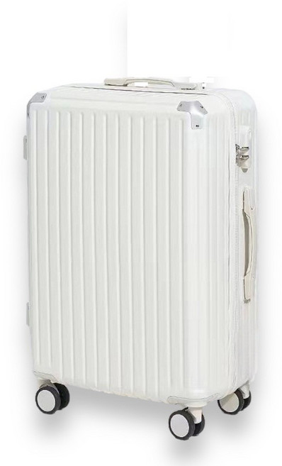 Bogazy 20吋行李箱/掛勾/杯架/USB充電孔/登機箱 Travel遊趣_白色