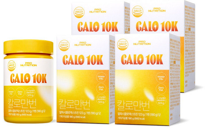 프로뉴트리션 칼로만번 알파CD 지방 배출 제로 체중관리 다이어트 칼로리케어 식단, 180g, 4개