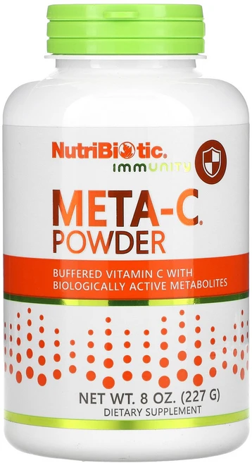 NutriBiotic Meta-C® 분말 227g(8oz) NutriBiotic (뉴트리바이오틱), NutriBiotic, , Meta-C® 분말, 22, 227g, 1개 - 쿠팡