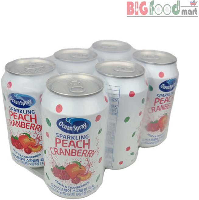 오션스프레이 스파클링 피치 340ml X 6개