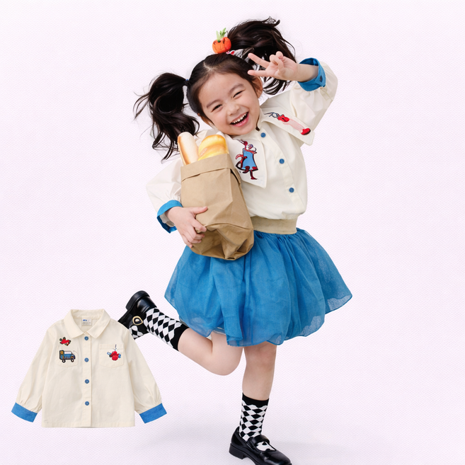 여아 블라우스 세트상하복 세련된 키즈룩 아동 외출복 유아