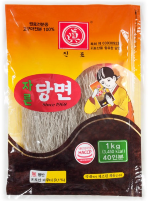 진표 자른당면 [국내제조], 10개, 1kg