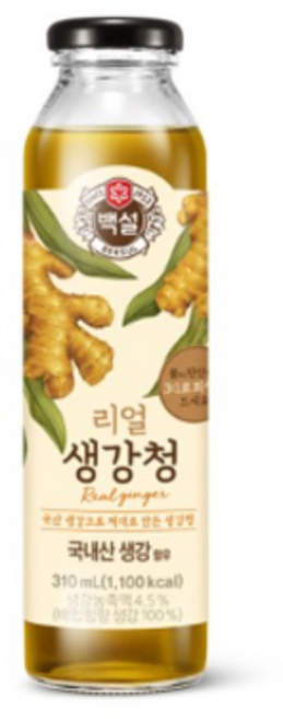 CJ제일제당 백설 리얼 생강청, 310ml, 19개