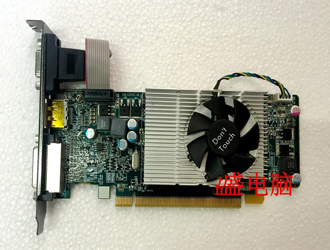 AMD RADEON HD 6570 HD6570 1GB DDR3 PCI-E HDMI DVI-D VGA 그래픽 카드, 없음