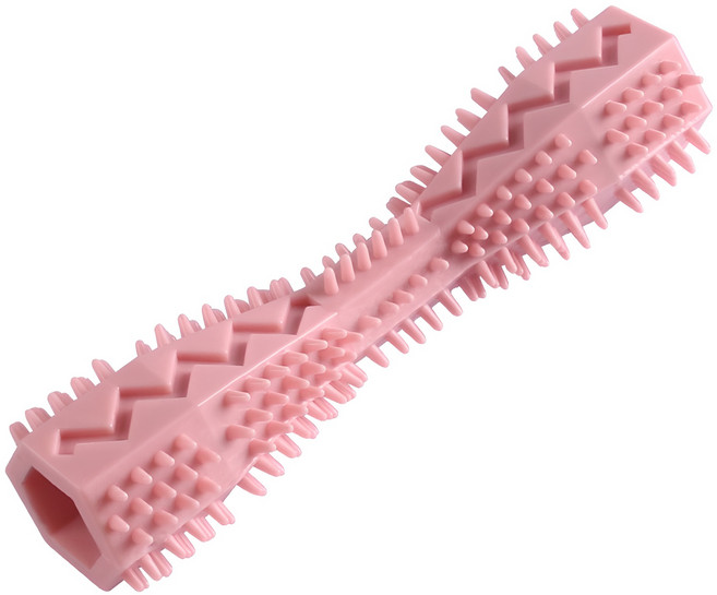 순잠 강아지 이갈이 장난감, 핑크, 1개