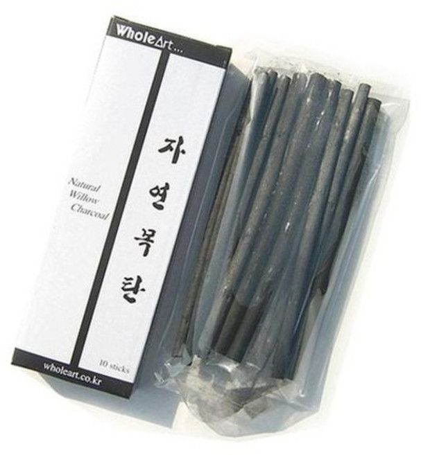 란우 화방용품 자연목탄 3~11mm(10자루혼합 콘테 (50984860), W5832FF_ONE_COLOR／FREE