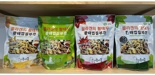 황태껍질부각, 130g, 5개