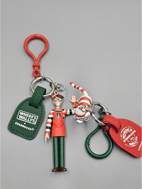 스타벅스 조이풀 월리 키링 세트 2P