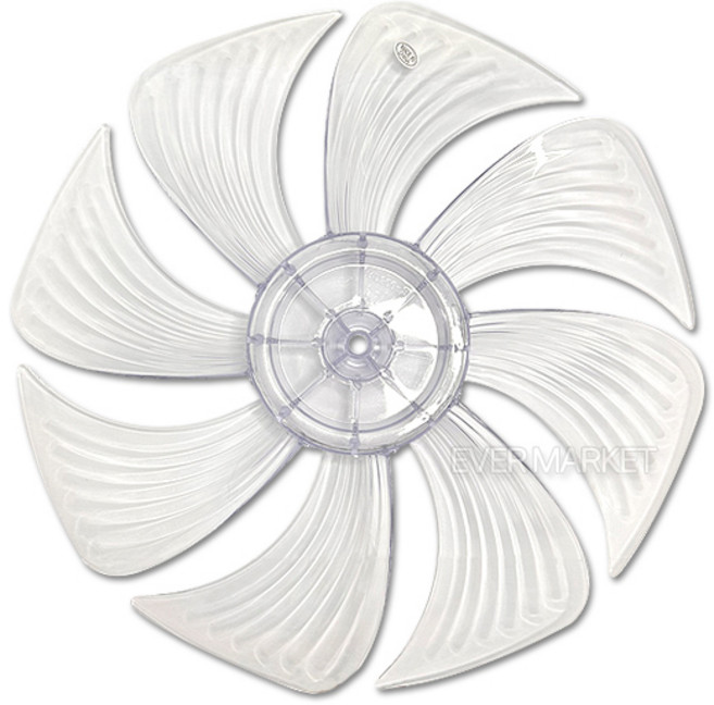 에버마켓 선풍기 날개 8mm 8엽 12 물결 호환, 1개