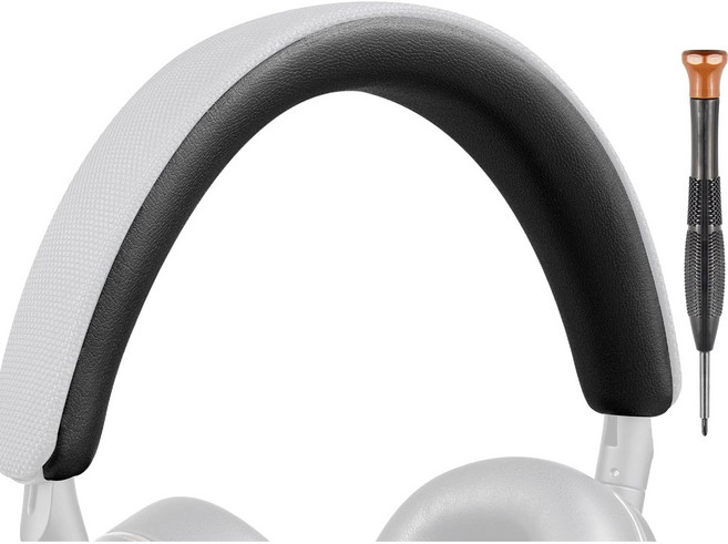 SOULWIT 교체용 헤드밴드 패드-호환 Bowers & Wilkins 바워스 앤 윌킨스 PX8/PX7 s2/PX7 s2e(PX7에는 맞지 않음) 헤드폰용 간편한 DIY 설치 1쌍, Black, 1개