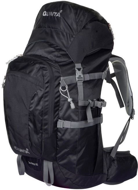 산티아고35 등산가방 배낭 공기 순환 시원 등판 조절, (T2VW) BLACK