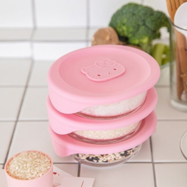 [텐바이텐] 산리오 헬로키티 밥용기 (355ml 3p)