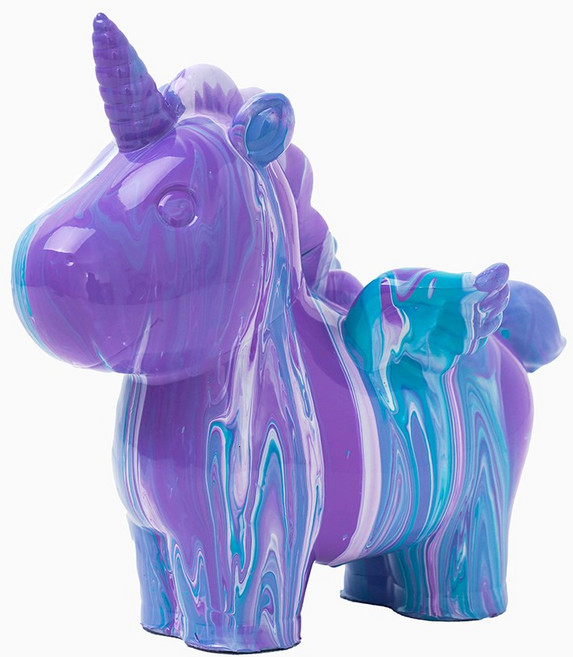 민화샵 푸어링 아트토이 만들기, 유니콘 퍼플 UDPOM0424