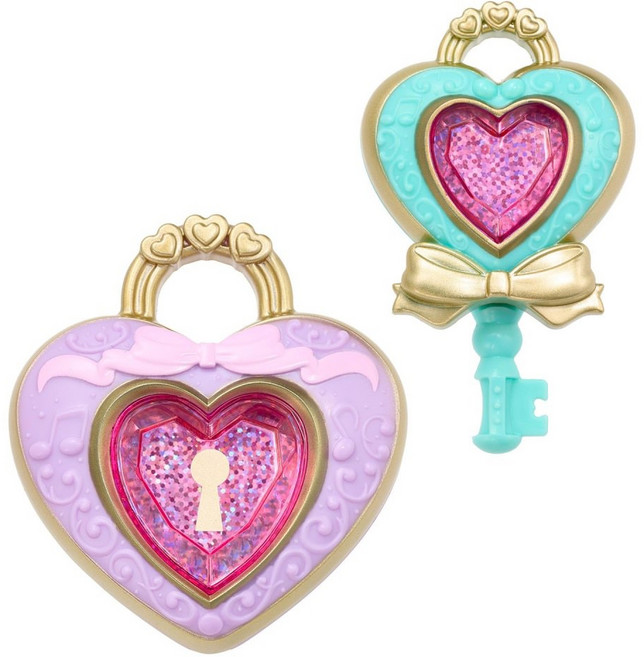 일본 빛의 미소녀 너와 하트 열쇠 마이크 요술봉 변신기 핸드라이트 장난감, 티 안 내고 티 안 내고 티 안 내고 신경 써서 찍고, 너와 아이돌 마이크 요술봉, 1개