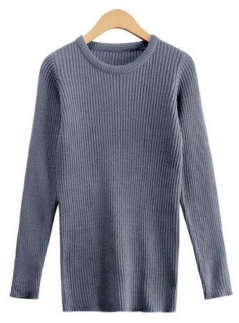 [반짝특가]알리나 라운드 골지 기본 베이직 니트