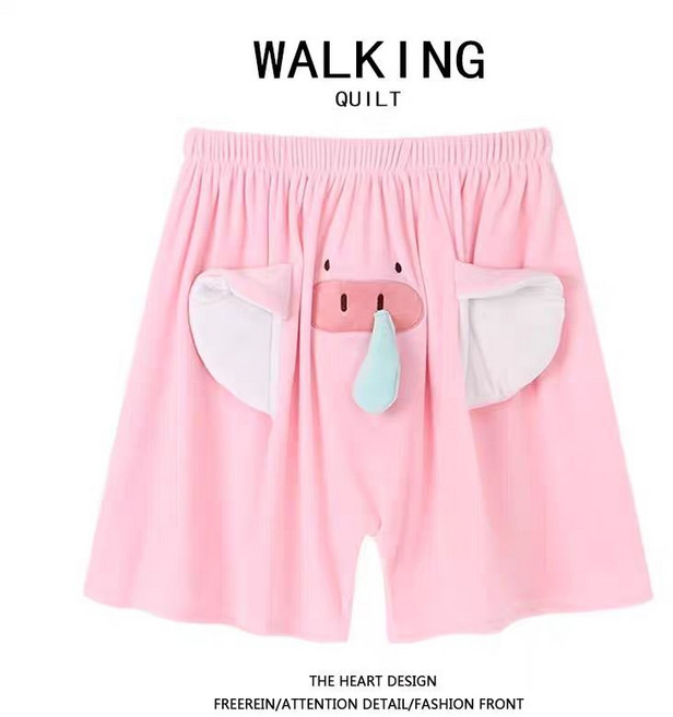 귀여운 코끼리 커플 반바지 수면 잠옷 파자마 바지 엽기 리트리버 도베르만