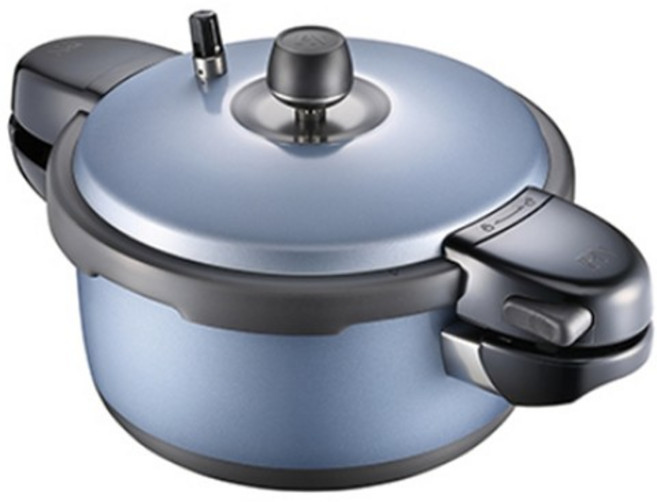 [패킹(벌크)추가드림] 블랙펄 컬러 압력솥 컬러쿡 압력밥솥, 4인용(2.5L) 블루, 1개